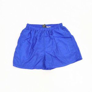 Vintage Surf Style Color Block Nylon Shorts Neon